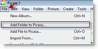  Importer et ajouter des images à Picasa