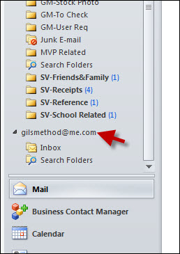 Add MobileMe Email Account to Outlook 2010