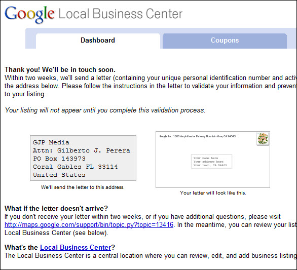 Add Your Business to Google Local Business Center