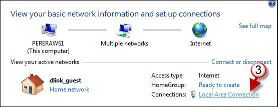Find Windows 7 IP Address