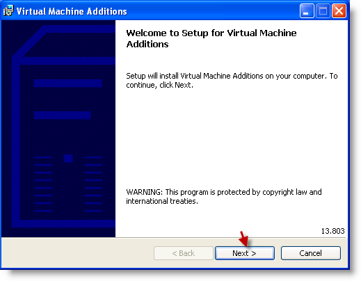Install Virtual PC Additions