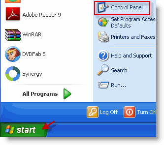 Open Start menu