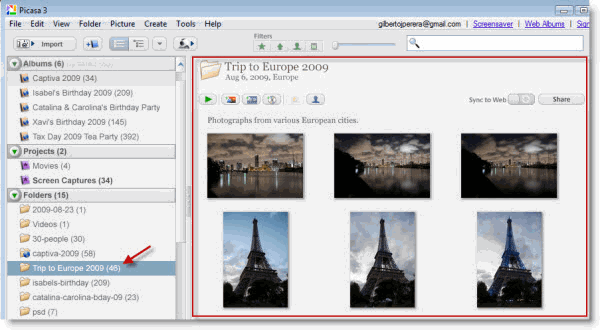 Import and Add Pictures to Picasa