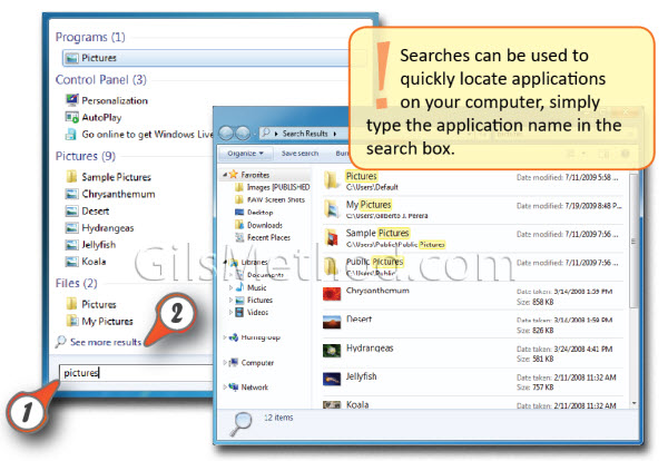 Windows 7 Basic Search