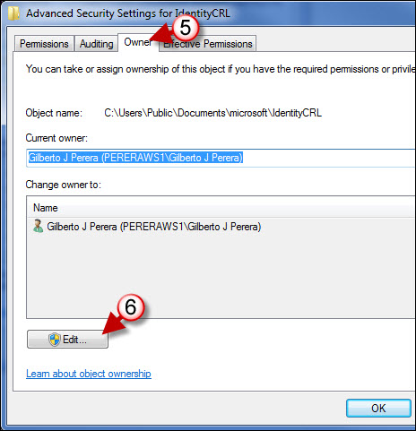 How to take Ownership of Files in Windows 7