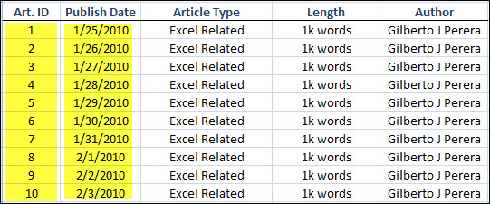 Use AutoFill in Excel
