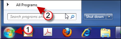 Display all Control Panel items in one Window - Windows 7