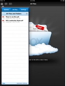 Open PDF's on iPad