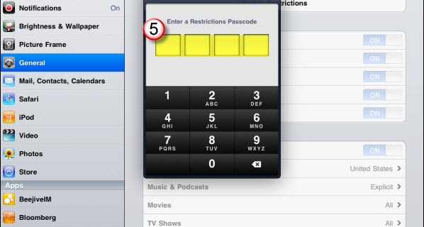 How to Enable Restrictions on the iPad