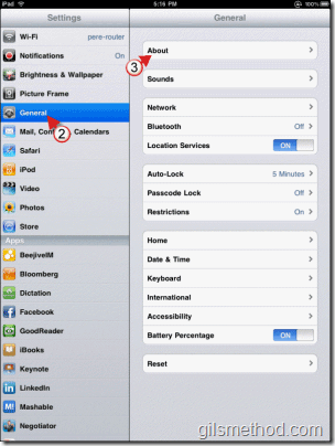Find Your iPadâ€™s MAC Address and Other Useful Information