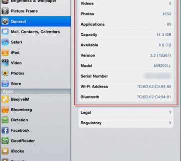 How to Find Your iPad’s MAC Address and Other Useful Information