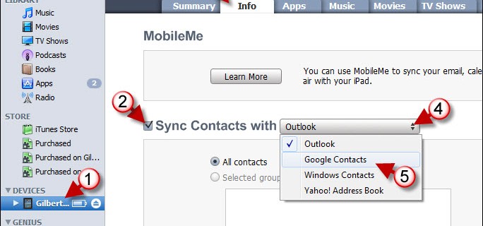 How to Sync Google Contacts with Your iPad