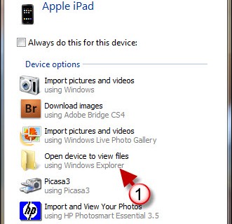 How to Copy Pictures from the iPad to Your Computer