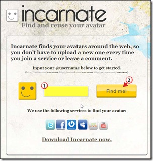 Use Incarnate to Find Your Avatars Online