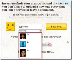Use Incarnate to Find Your Avatars Online