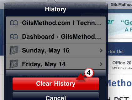How to Delete Safari’s Browsing History on the iPad