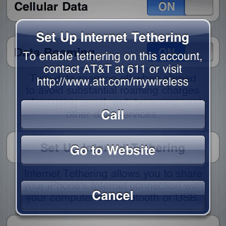 Want to Enable Tethering with iOS4? First Give Up Unlimited Plan