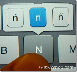 iPad Keyboard Keys