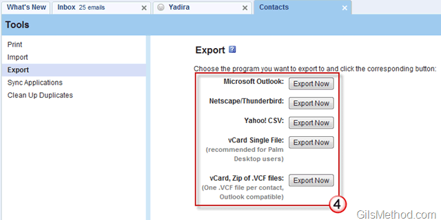 How to Export Your Contact List from Yahoo!