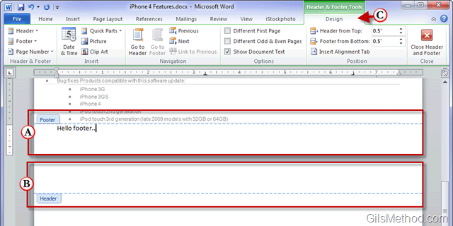 How to Add a Line to a Header in Word