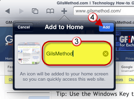 How to Add a Bookmark to the iPad’s Home Screen