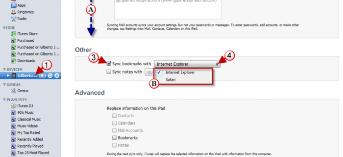 Tip: Sync Internet Explorer and Safari Bookmarks with Your iPad