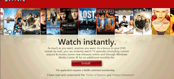 Solution: How to Install Netflix on Your Windows Media Center PC