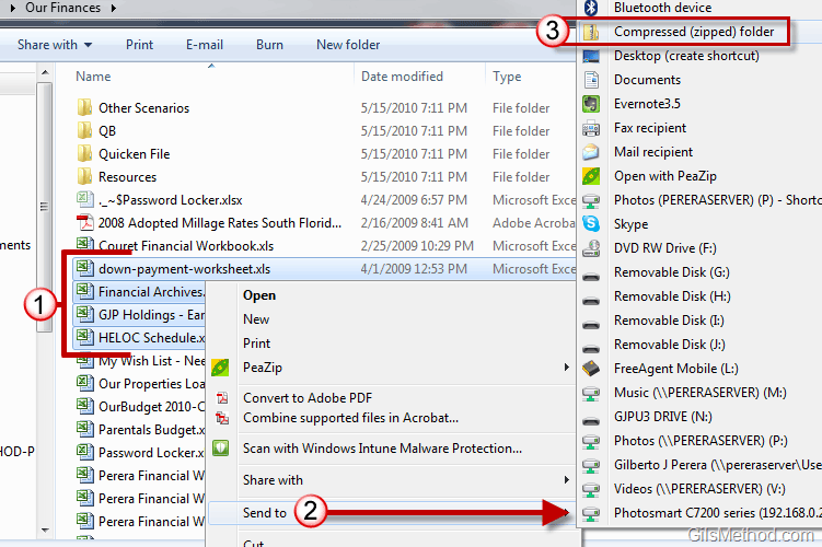 how to make a zip file windows 7