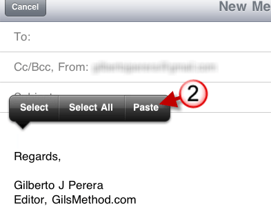 How to Copy, Cut, and Paste with the iPad