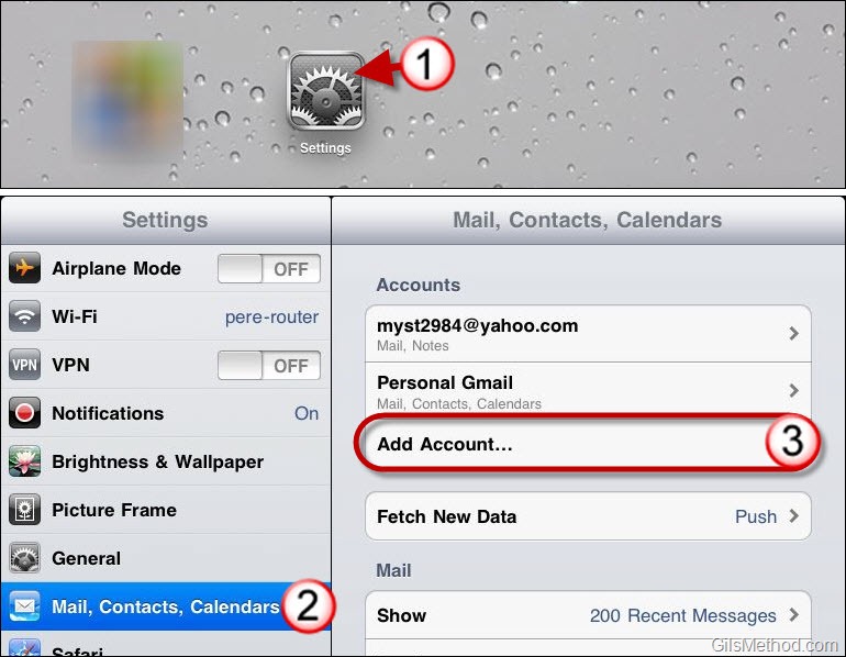 How To Sync Hotmail Messages Calendars And Contacts With The IPad 