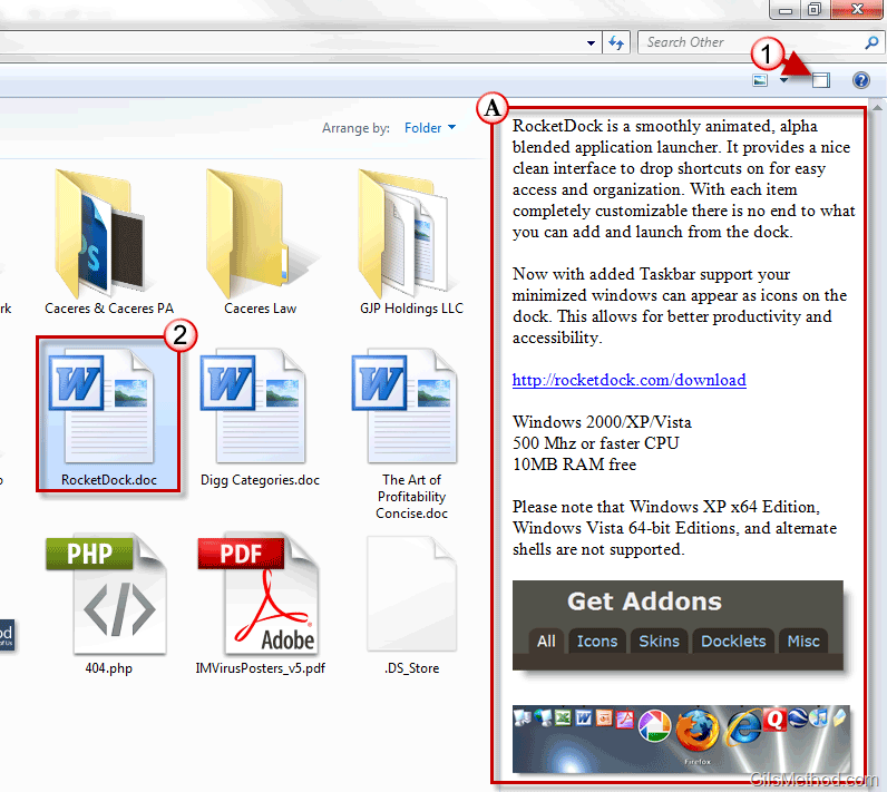 preview documents in windows xp