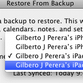 How to Restore an iPad Backup in iTunes