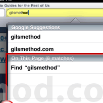 How to Search Websites with Safari on the iPad