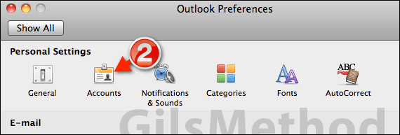 Add email account outlook 2011 a