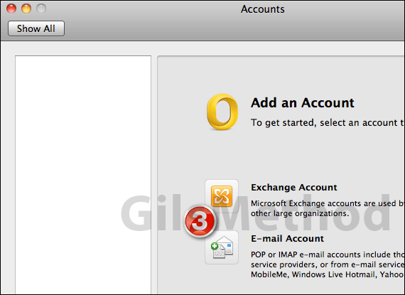 Add email account outlook 2011 b