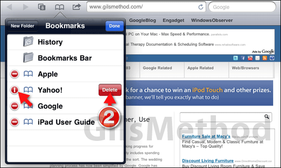 Edit bookmarks ipad safari 03