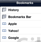 How do you delete bookmarks on the iPad?