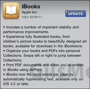 IBooks update pdf printing collections