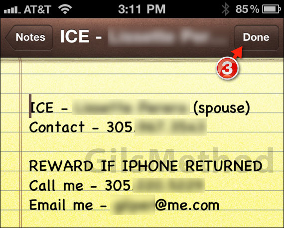 Iphone useful ICE lock screen 03