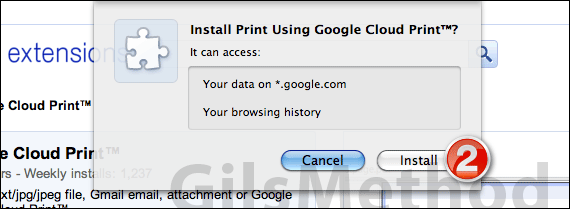 Print desktop google cloud print extension a