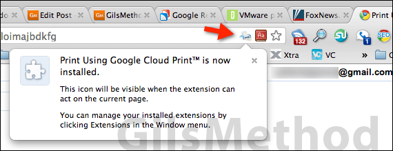 Print desktop google cloud print extension b