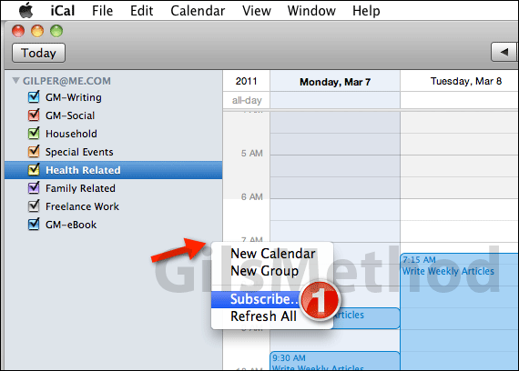 Sync ical with toodledo c