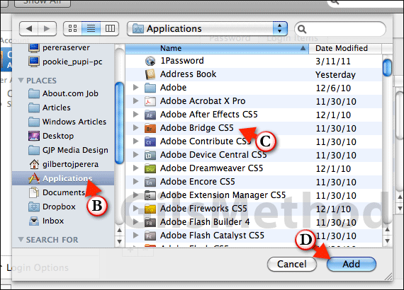 Automaticall start applications mac os c