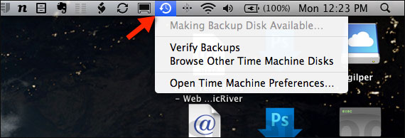 Configure time machine mac d