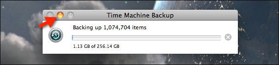 Configure time machine mac e
