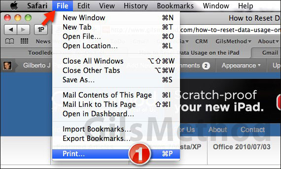 Create save pdf mac