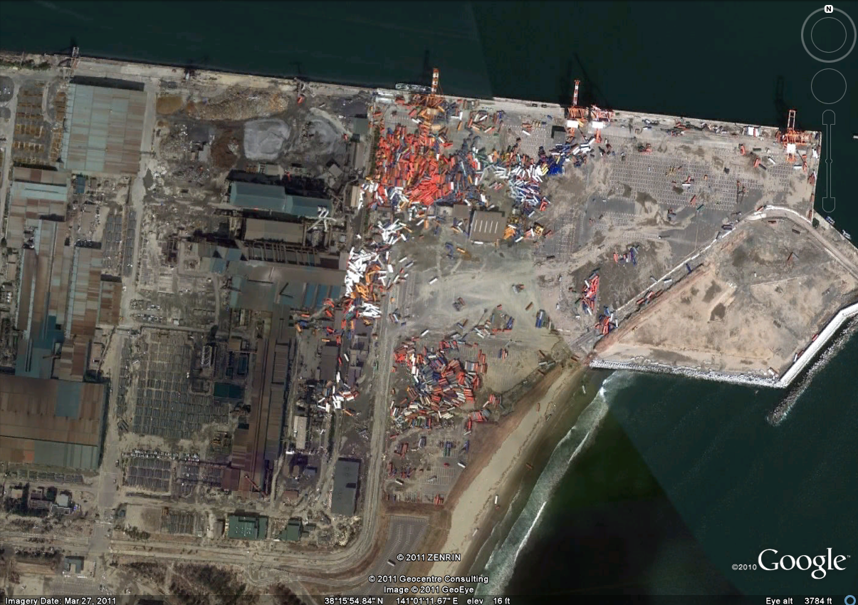 Google Updates Map Imagery to Include Post-Tsunami Japan1205 x 849
