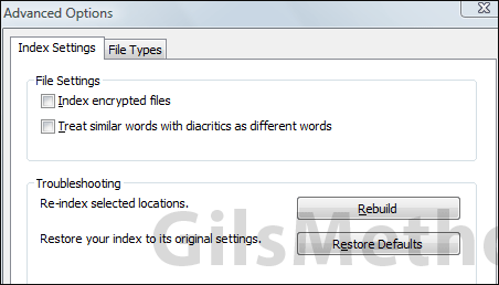 Windows search indexer