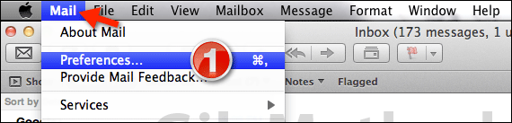 How to change default font size mail mac