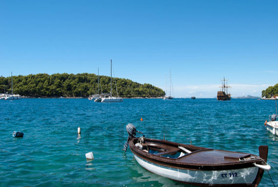 Dubrovnik boat adriatic wallaper